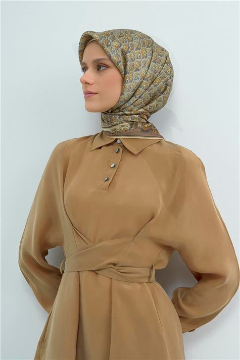 Armine  Saf İpek Twill Eşarp 9518D 35