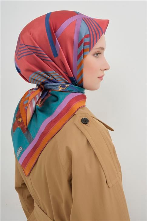 Armine  Saf İpek Twill Eşarp 9521D 54