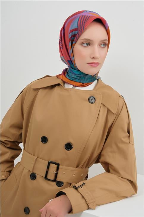 Armine  Saf İpek Twill Eşarp 9521D 54