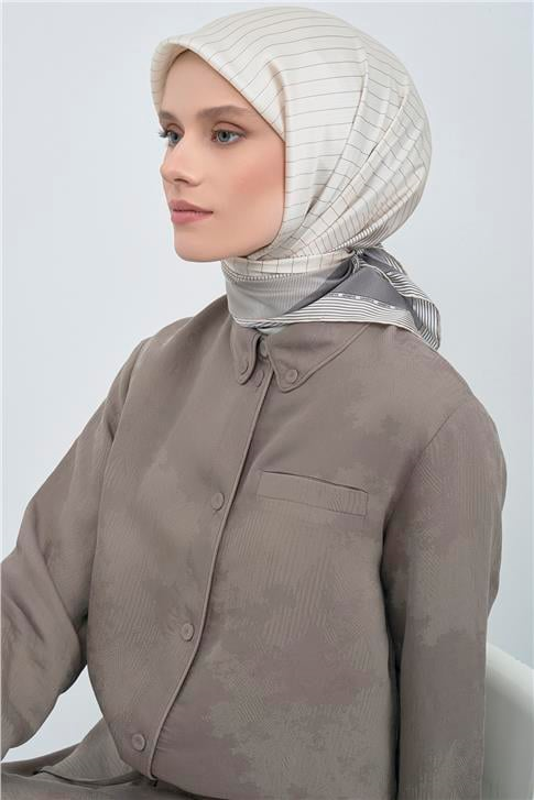 Armine  Saf İpek Twill Eşarp 9526D 06