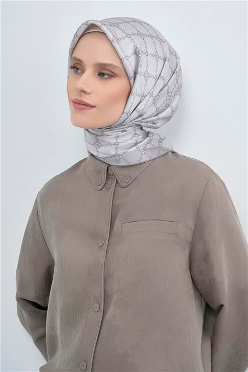 Armine  Saf İpek Twill Eşarp 9530D 08