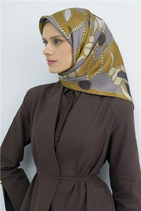 Armine  Saf İpek Twill Eşarp 9531D 33