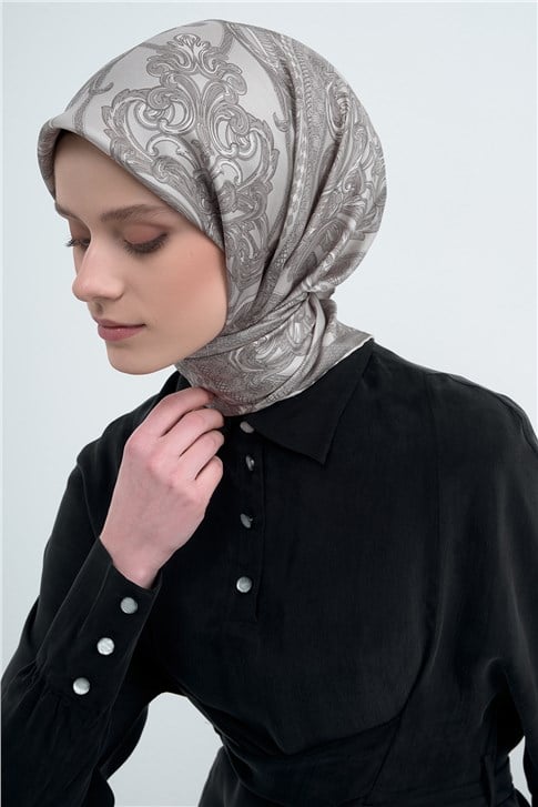 Armine  Saf İpek Twill Eşarp 9537D 82