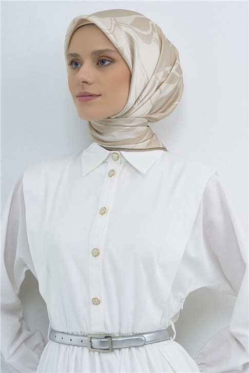 Armine  Saf İpek Twill Eşarp 9553D 33
