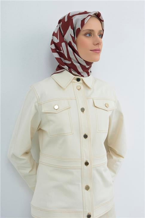 Armine  Saf İpek Twill Eşarp 9554D 51