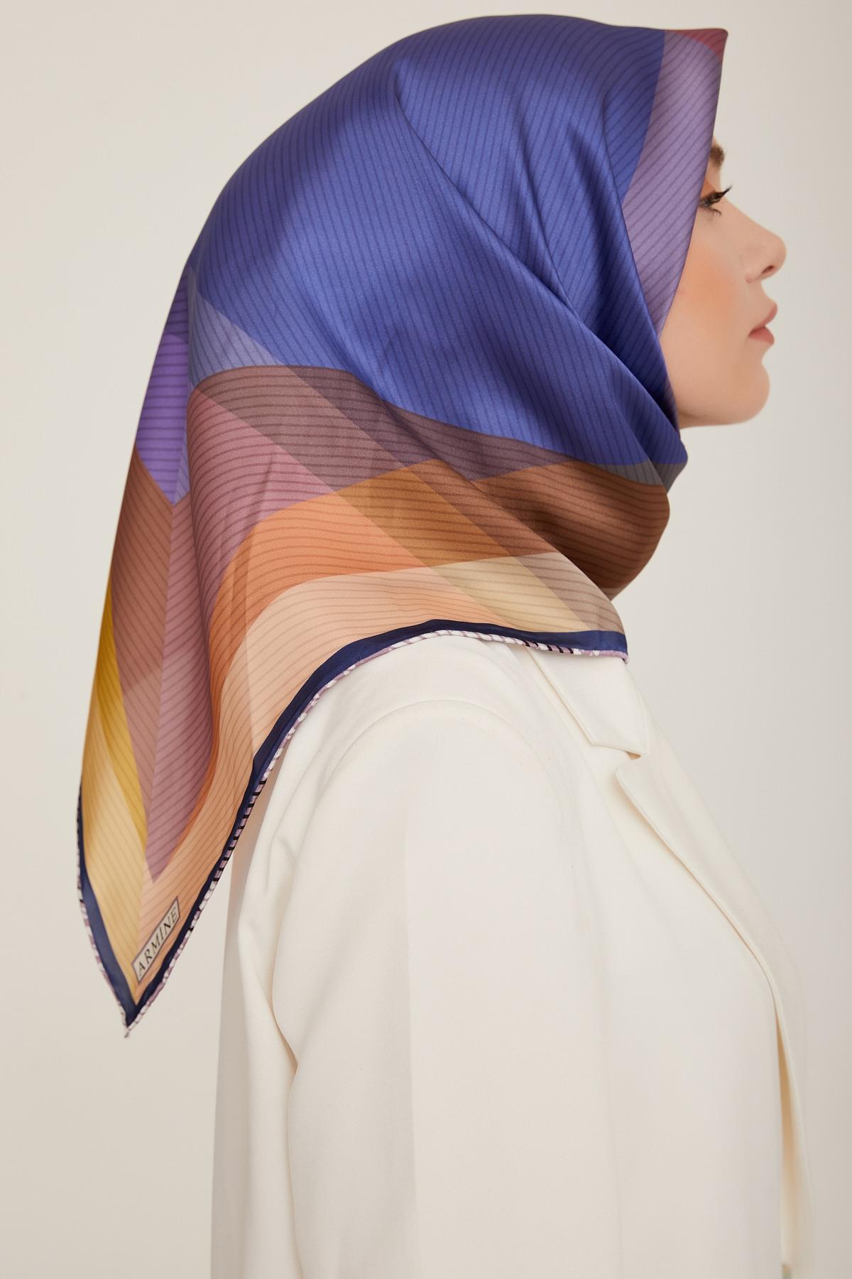 Armine 2022-23 Sonbahar Kış Sezonu Twill İpek Eşarp 8836D02 35