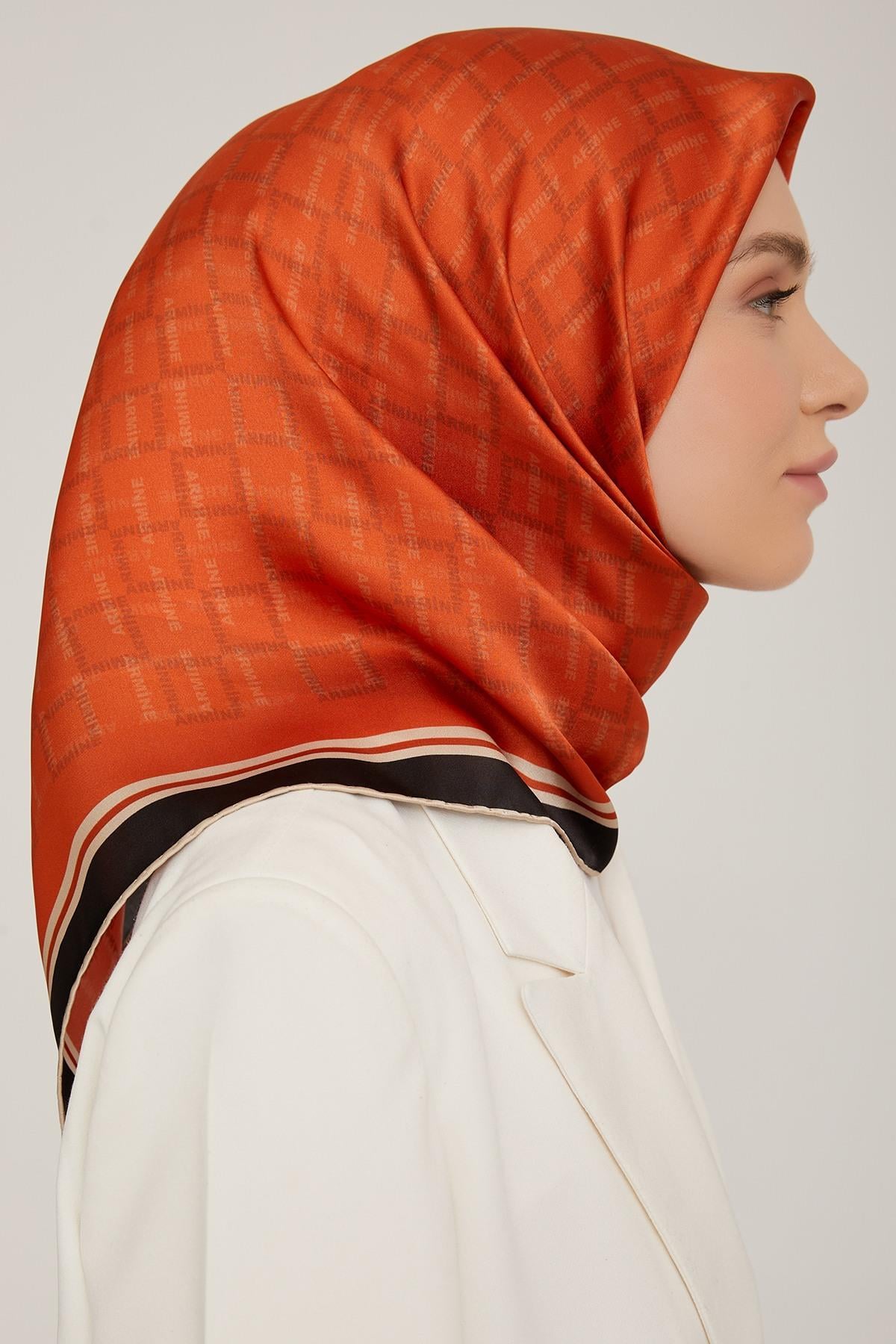 Armine 2022-23 Sonbahar Kış Sezonu Twill İpek Eşarp 8832D02 31