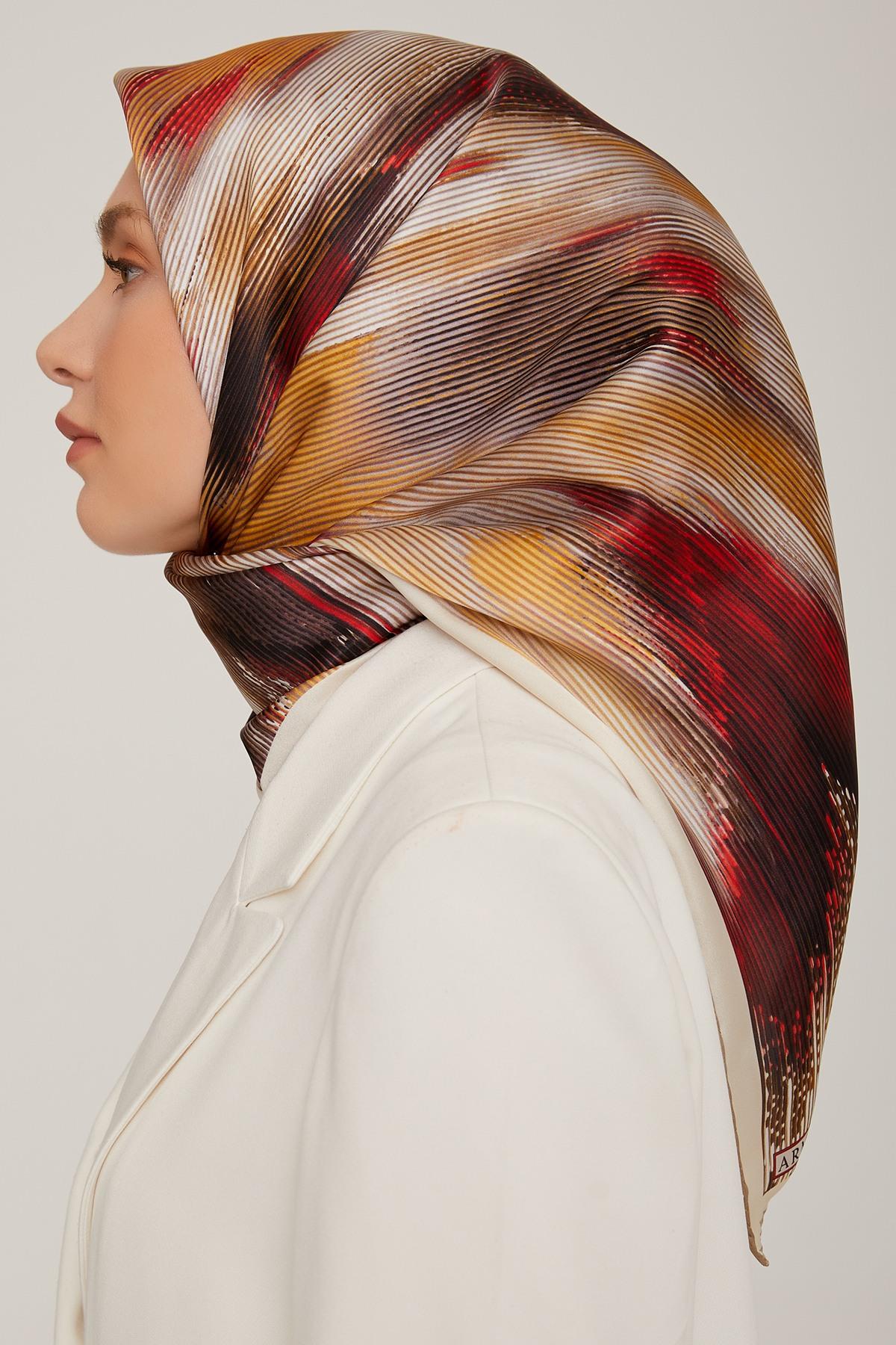 Armine 2022-23 Sonbahar Kış Sezonu Twill İpek Eşarp 8823D02 04