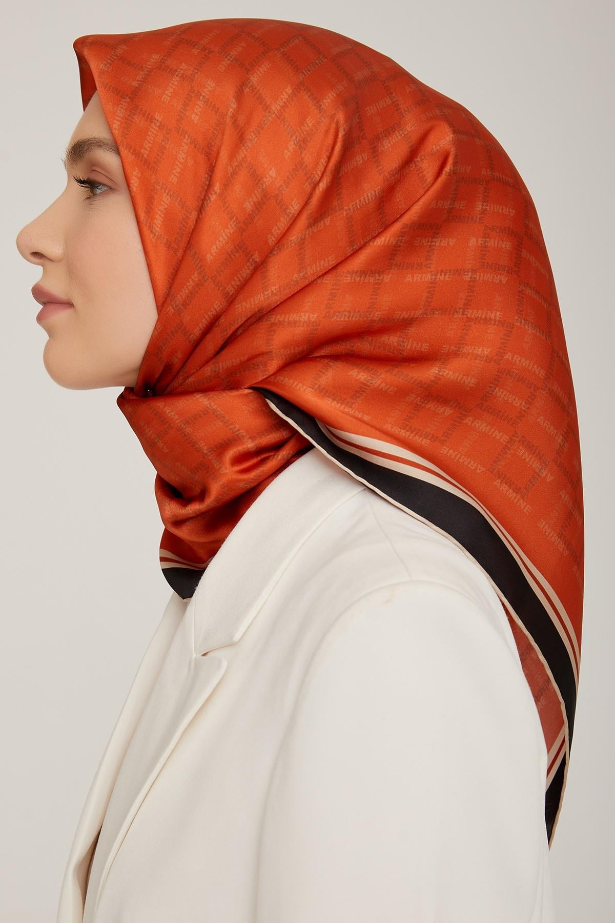 Armine 2022-23 Sonbahar Kış Sezonu Twill İpek Eşarp 8832D02 31