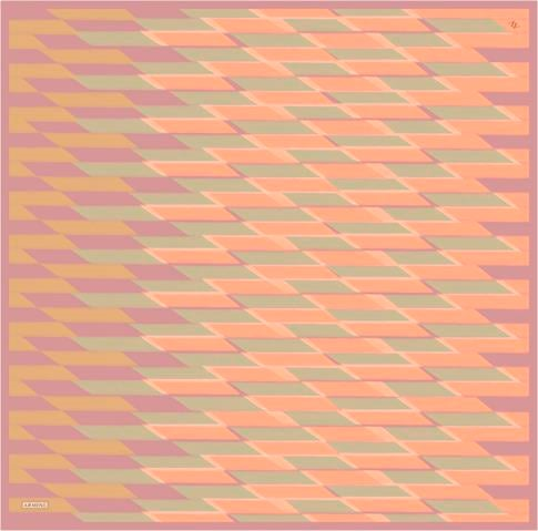 Armine Geometrik Desenli Saf İpek Sura Eşarp 9325 56