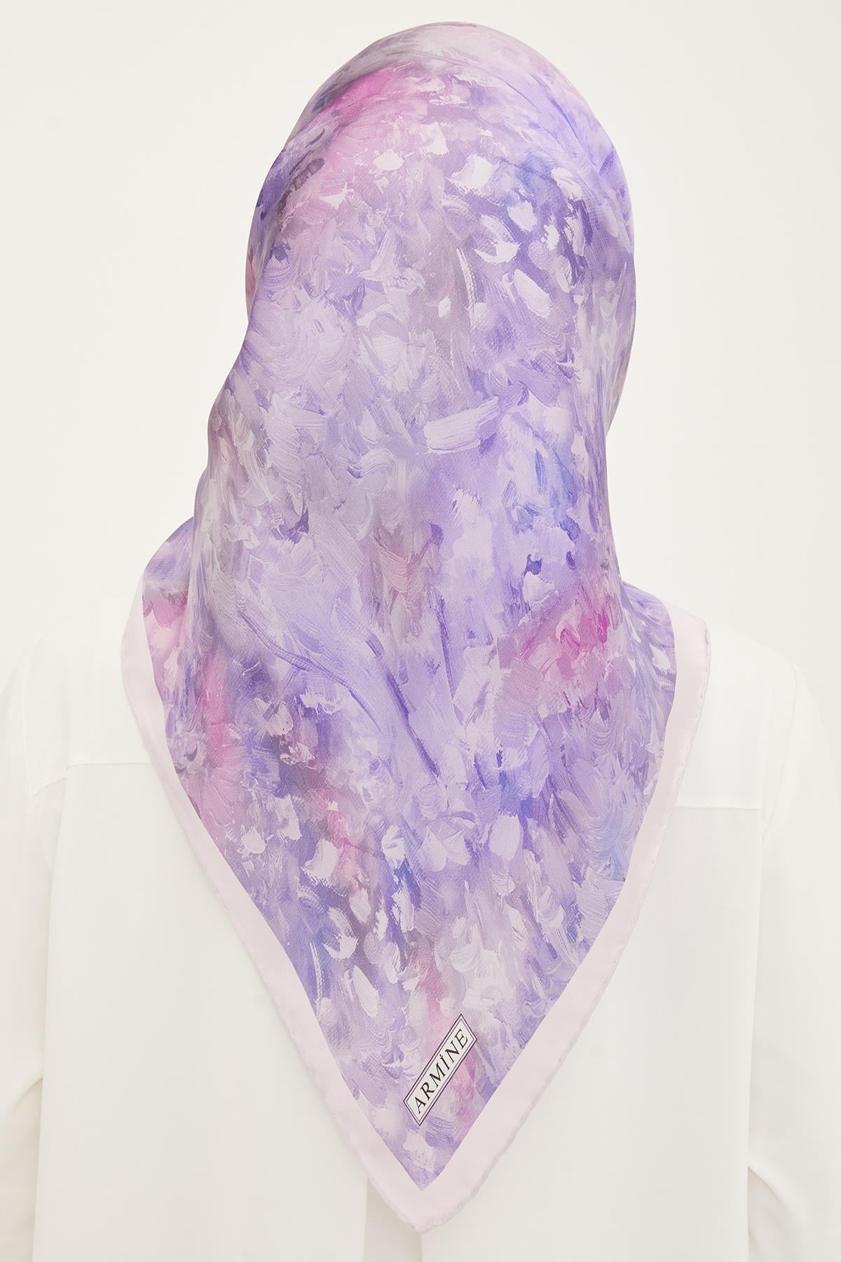 Armine İpek Eşarp 2023/24 İlkbahar Yaz Sezonu 8922D02 01 - Twill (Tivil) İpek
