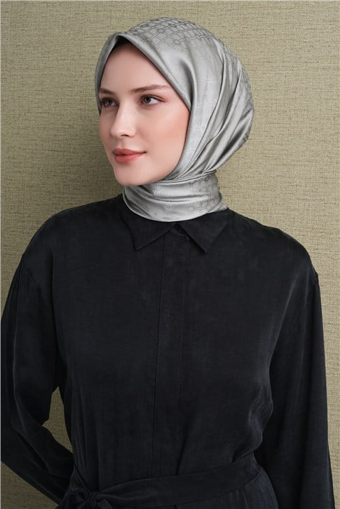 Armine Jakarlı İpek Eşarp 9647D 82
