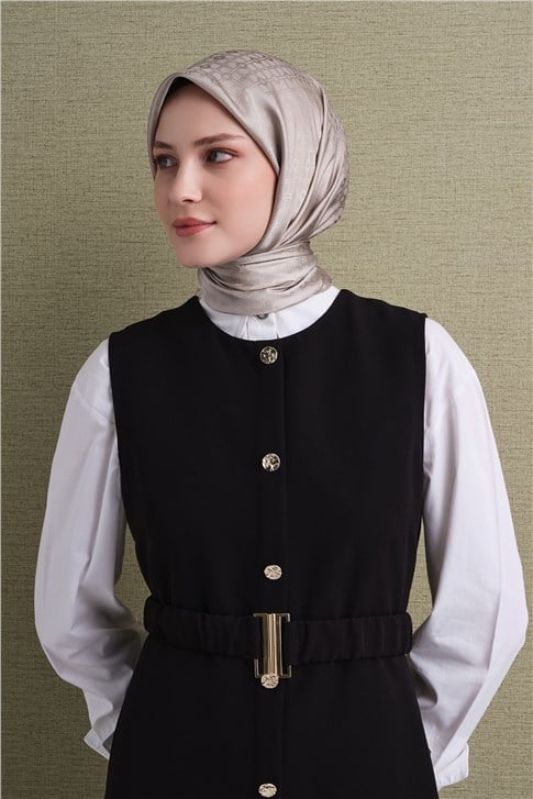 Armine Jakarlı İpek Eşarp 9647D 83