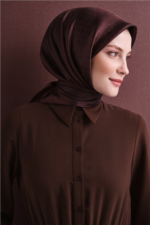 Armine Jakarlı İpek Eşarp 9647D 87