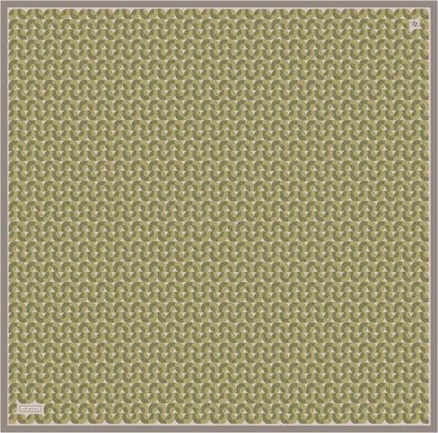 Armine Klasik Desenli Saf İpek Twill Eşarp 9321D 36