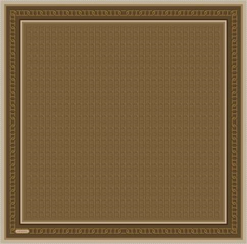Armine Klasik Desenli Saf İpek Twill Eşarp 9301D 31