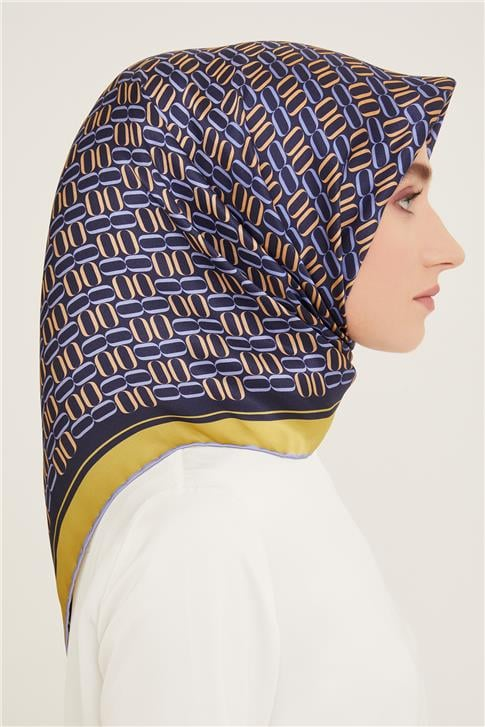 Armine Klasik Desenli Sura İpek Eşarp 24YA9149 50 89