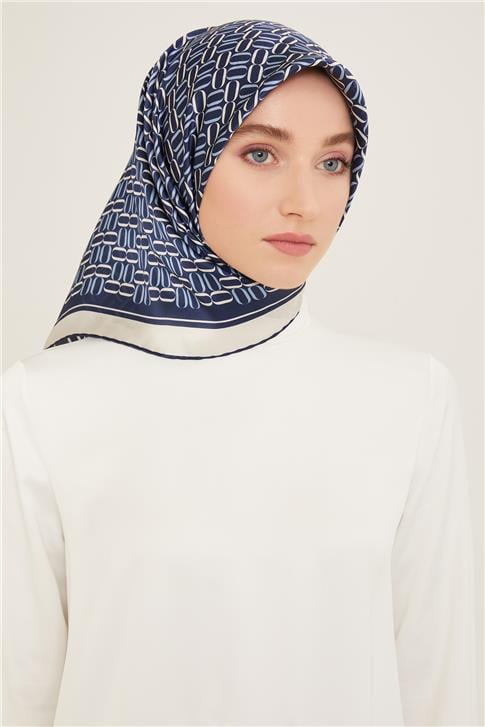 Armine Klasik Desenli Sura İpek Eşarp 24YA9149 50 08