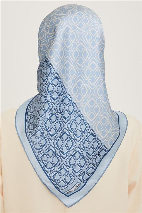 Armine Klasik Desenli Sura Saf İpek Eşarp 9248D 80 36