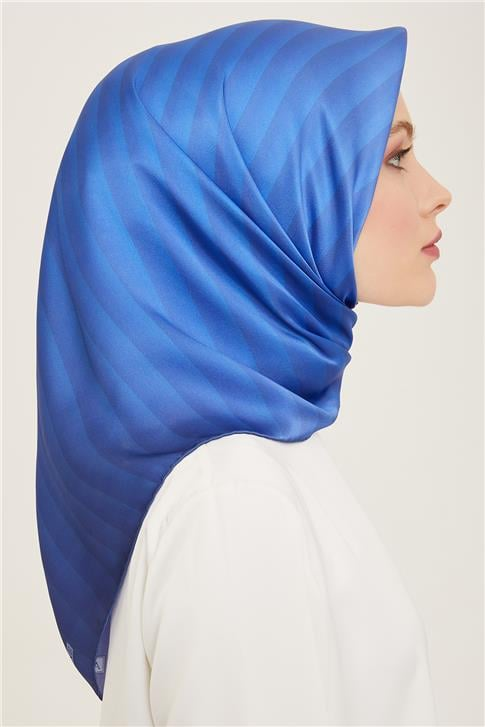 Armine Klasik Desenli Twill İpek Eşarp 24Ya9150 4 07
