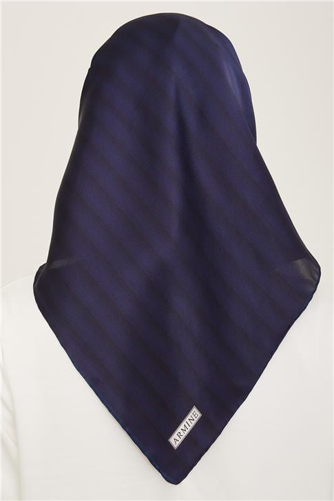 Armine Klasik Desenli Twill İpek Eşarp 24Ya9150 4 93