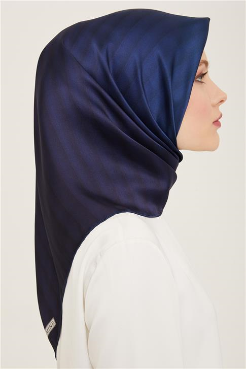 Armine Klasik Desenli Twill İpek Eşarp 24Ya9150 4 93