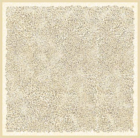 Armine Leopar Desenli Saf İpek Sura Eşarp 9352D 34