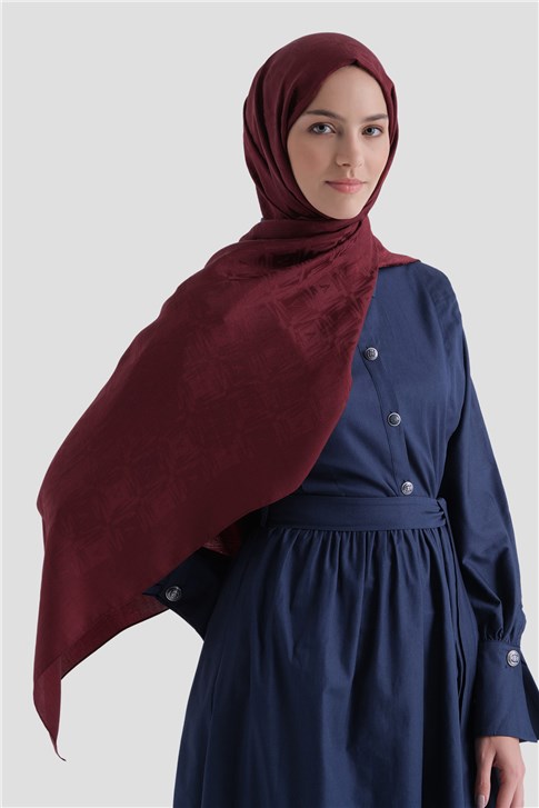 Armine Lyocell Naia Kare Monogram Şal 6 31