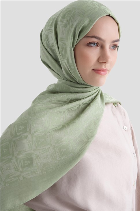 Armine Lyocell Naia Kare Monogram Şal 6 55