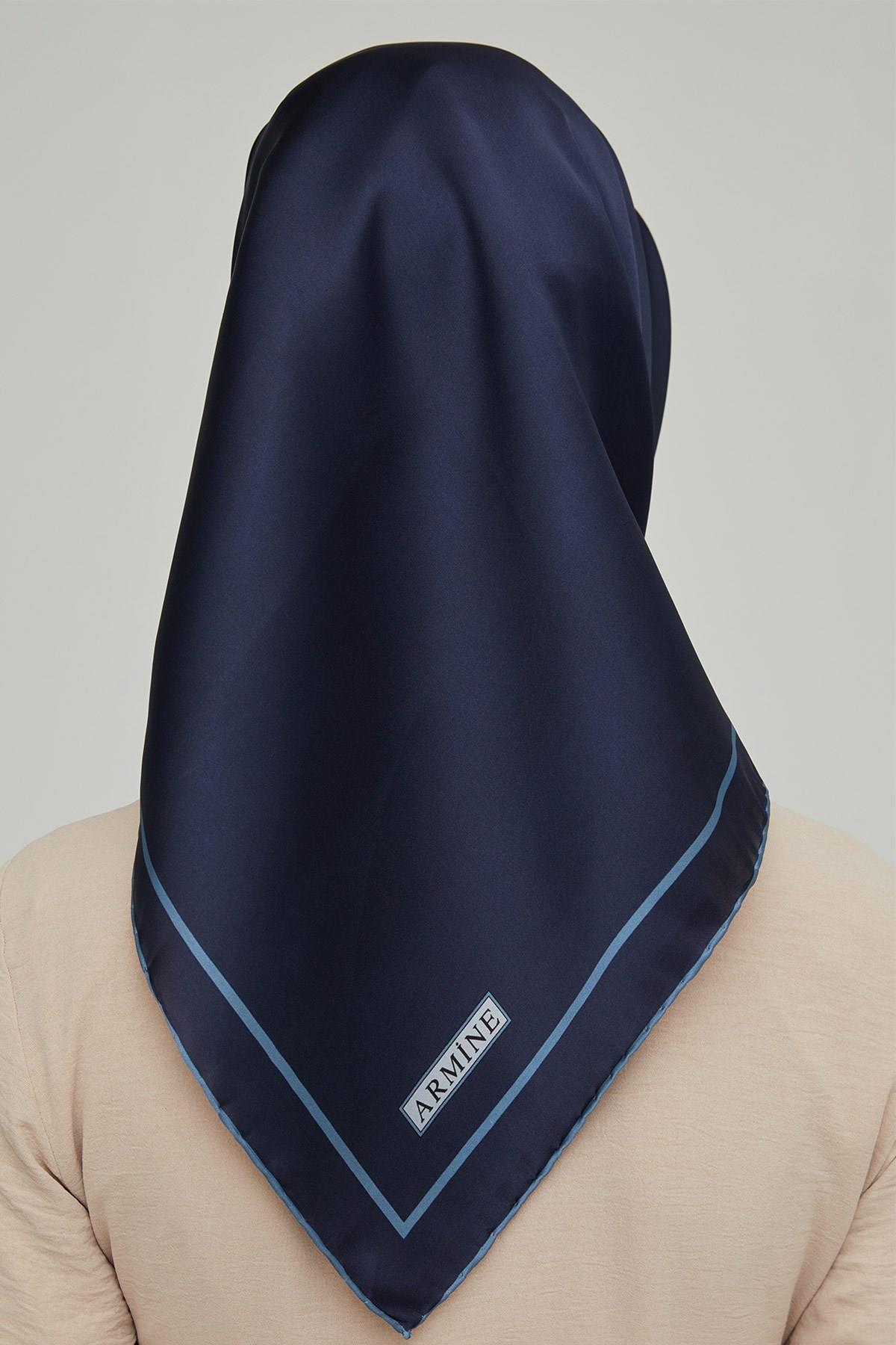 Armine Nostalji Serisi İpek Twill Eşarp 8668D-02