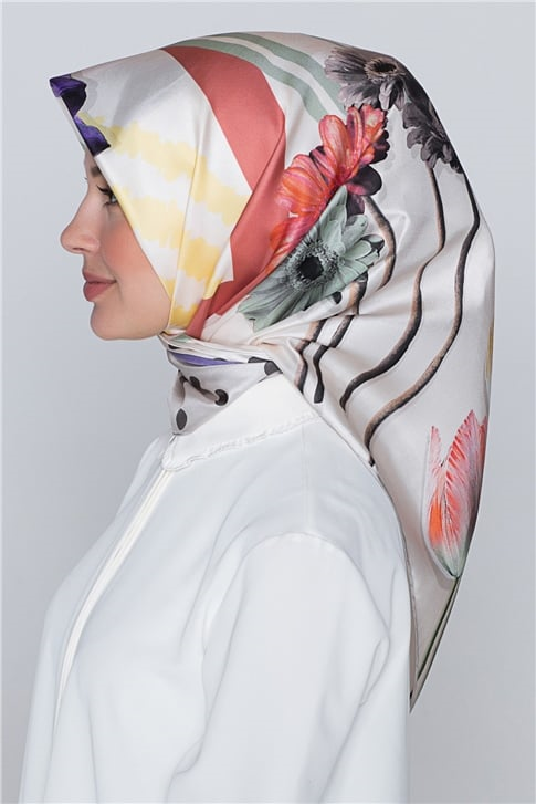 Armine Nostalji Sura İpek Eşarp 18Ya7297 81