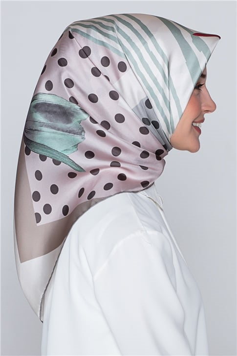 Armine Nostalji Twill İpek Eşarp 18Ya7297 8 80