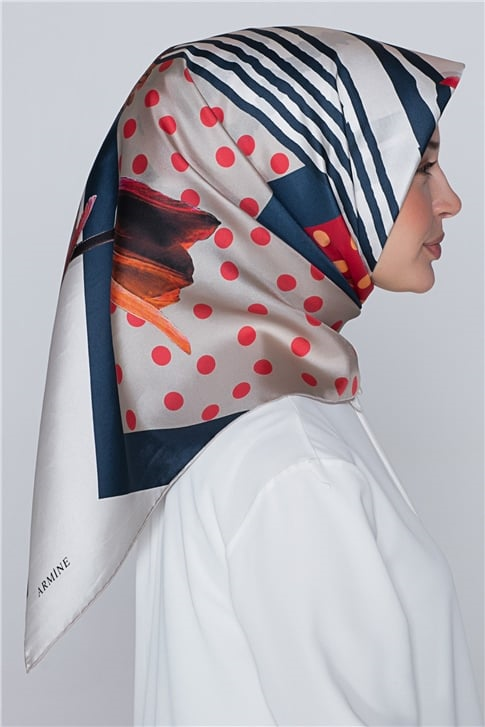 Armine Nostalji Twill İpek Eşarp 18Ya7297 8 30