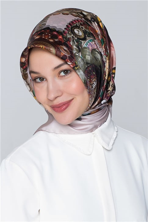 Armine Nostalji Twill İpek Eşarp 18Ya7405 14