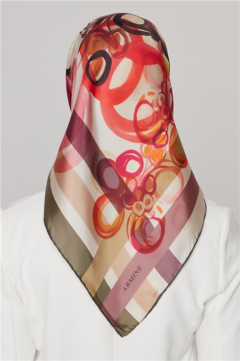 Armine Nostalji Twill İpek Eşarp 18Ya7938 9 09
