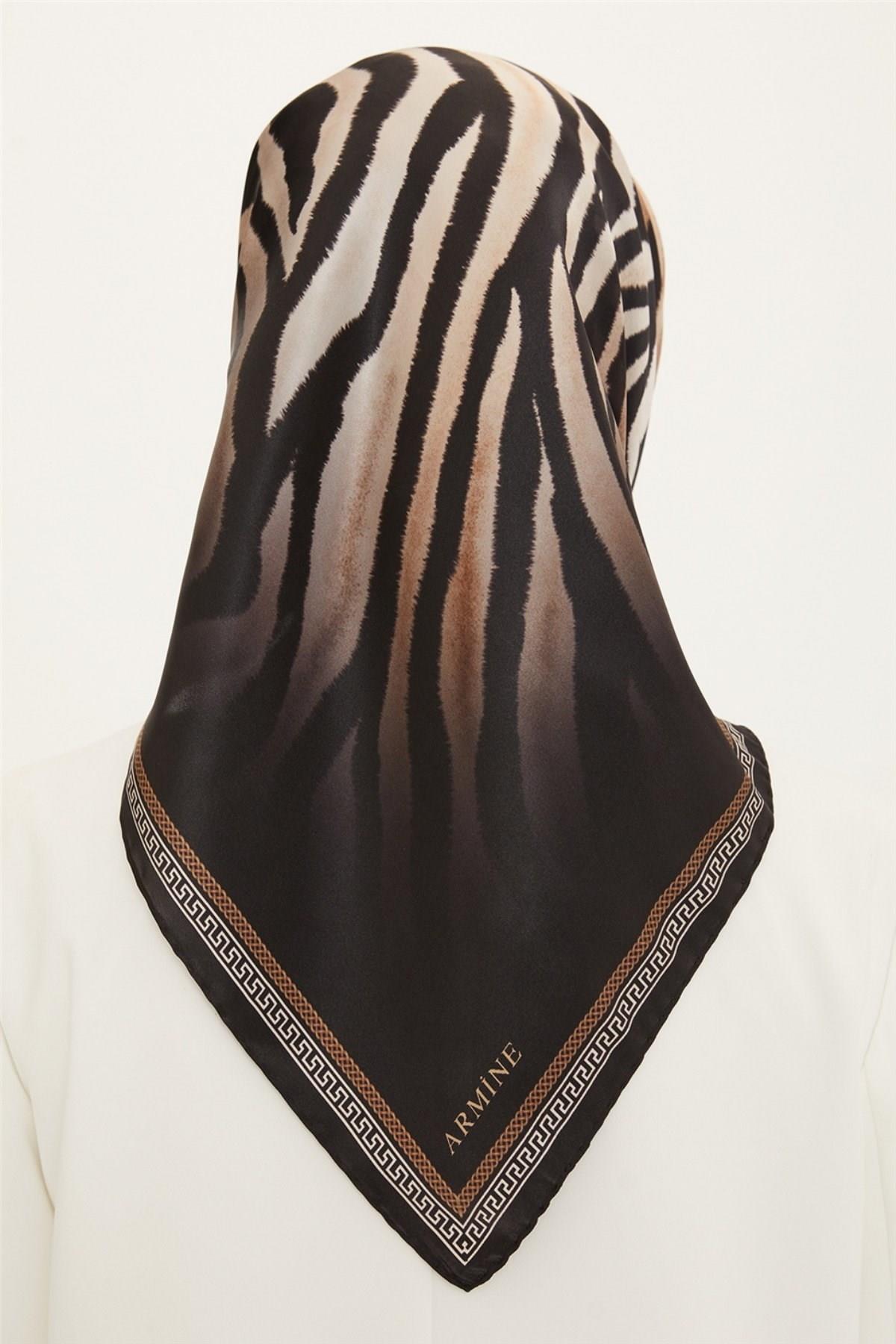 Armine Nostalji Serisi Twill İpek Eşarp 8345-09