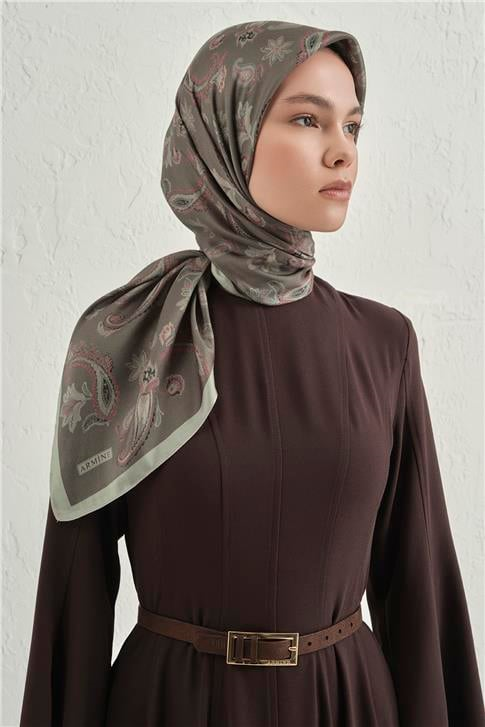 Armine Premium Pure Etnik Desen Eşarp 3 28