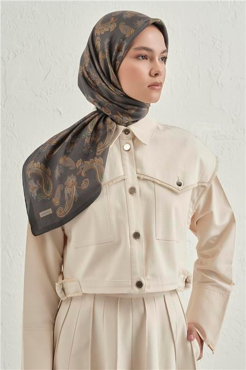 Armine Premium Pure Etnik Desen Eşarp 3 17