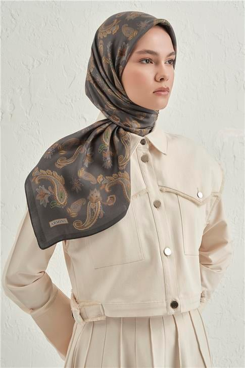 Armine Premium Pure Etnik Desen Eşarp 3 17