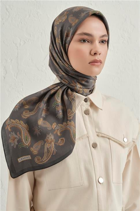 Armine Premium Pure Etnik Desen Eşarp 3 17