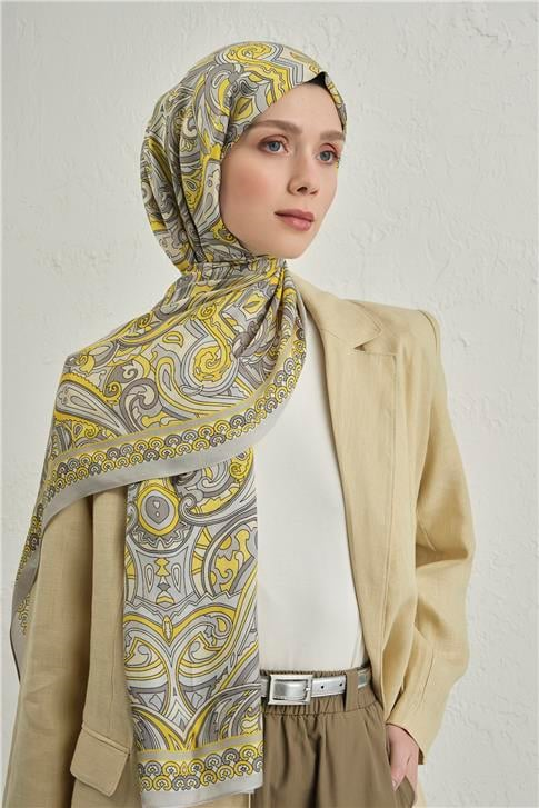 Armine Premium Pure Etnik Desen Şal 2 11 A
