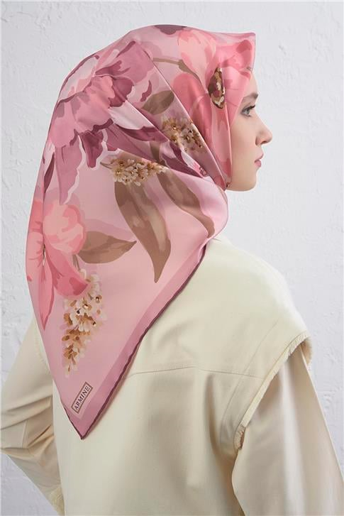 Armine Saf İpek Sura Eşarp 9414D 3