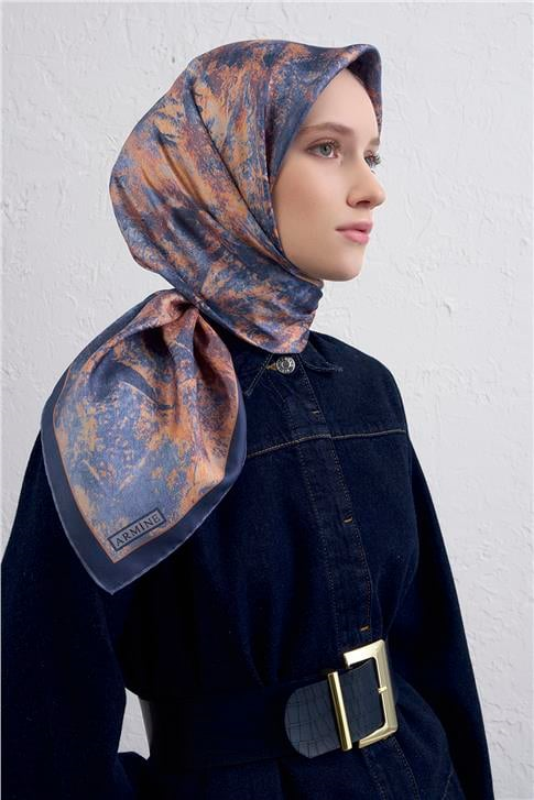 Armine Saf İpek Sura Eşarp 9433D 50