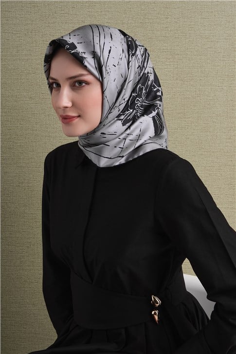 Armine Saf İpek Sura Eşarp 9617D 01