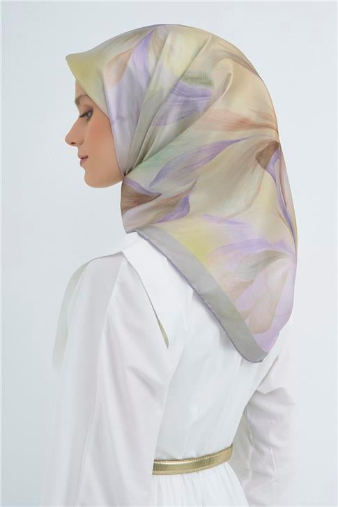 Armine Saf İpek Twill Eşarp 9519D 84