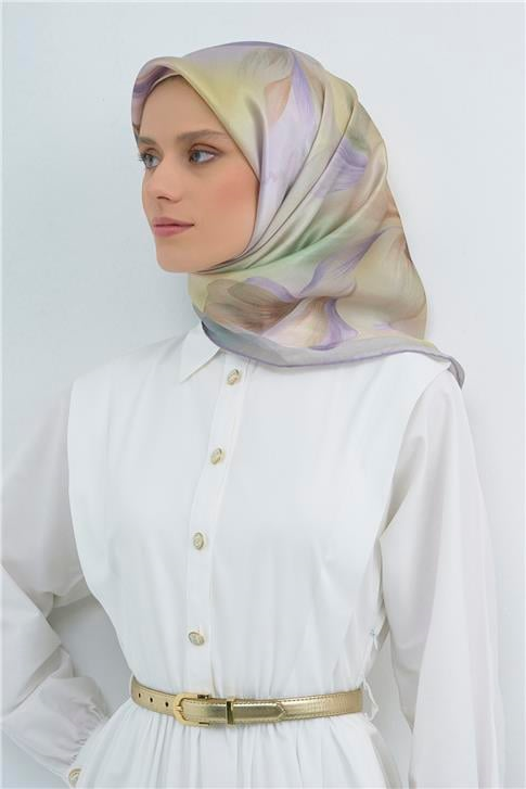 Armine Saf İpek Twill Eşarp 9519D 84