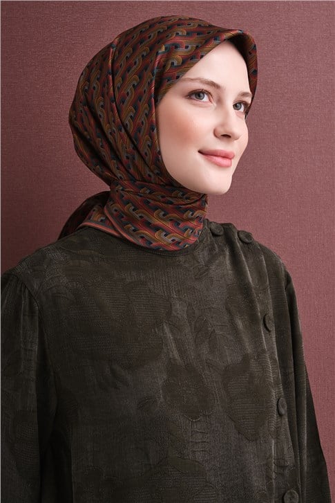 Armine Saf İpek Twill Eşarp 9604D 80