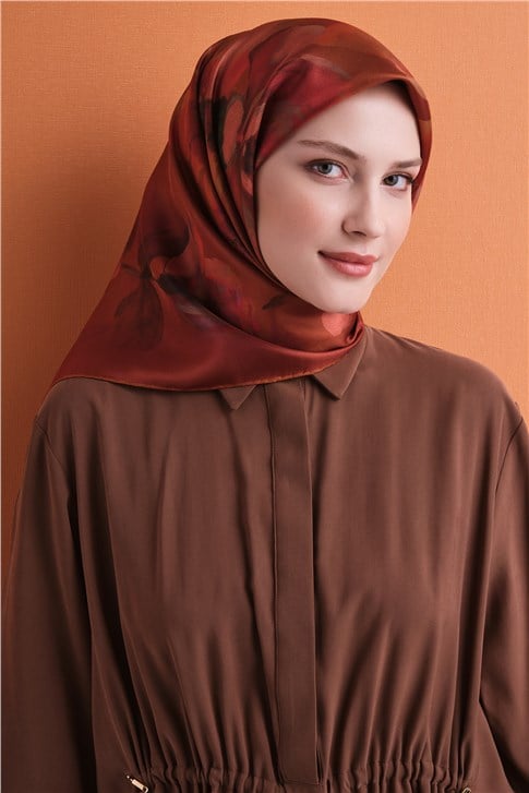 Armine Saf İpek Twill Eşarp 9611D 57