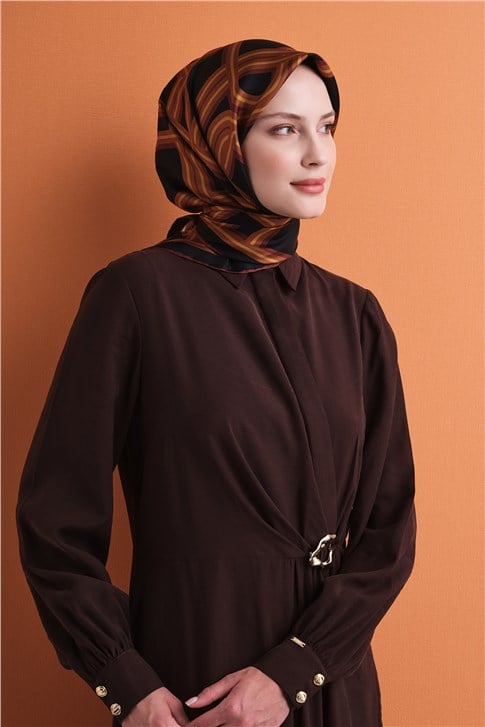Armine Saf İpek Twill Eşarp 9614D 02