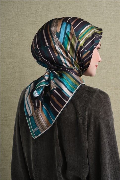 Armine Saf İpek Twill Eşarp 9616D 05